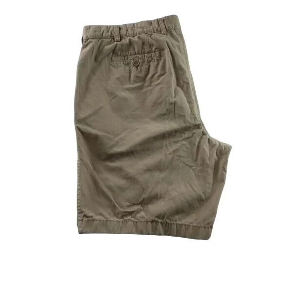 Tommy Hilfiger Shorts Men's Chinos 100% Cotton Slash Pockets Buttons Brown 42 - Picture 9 of 11